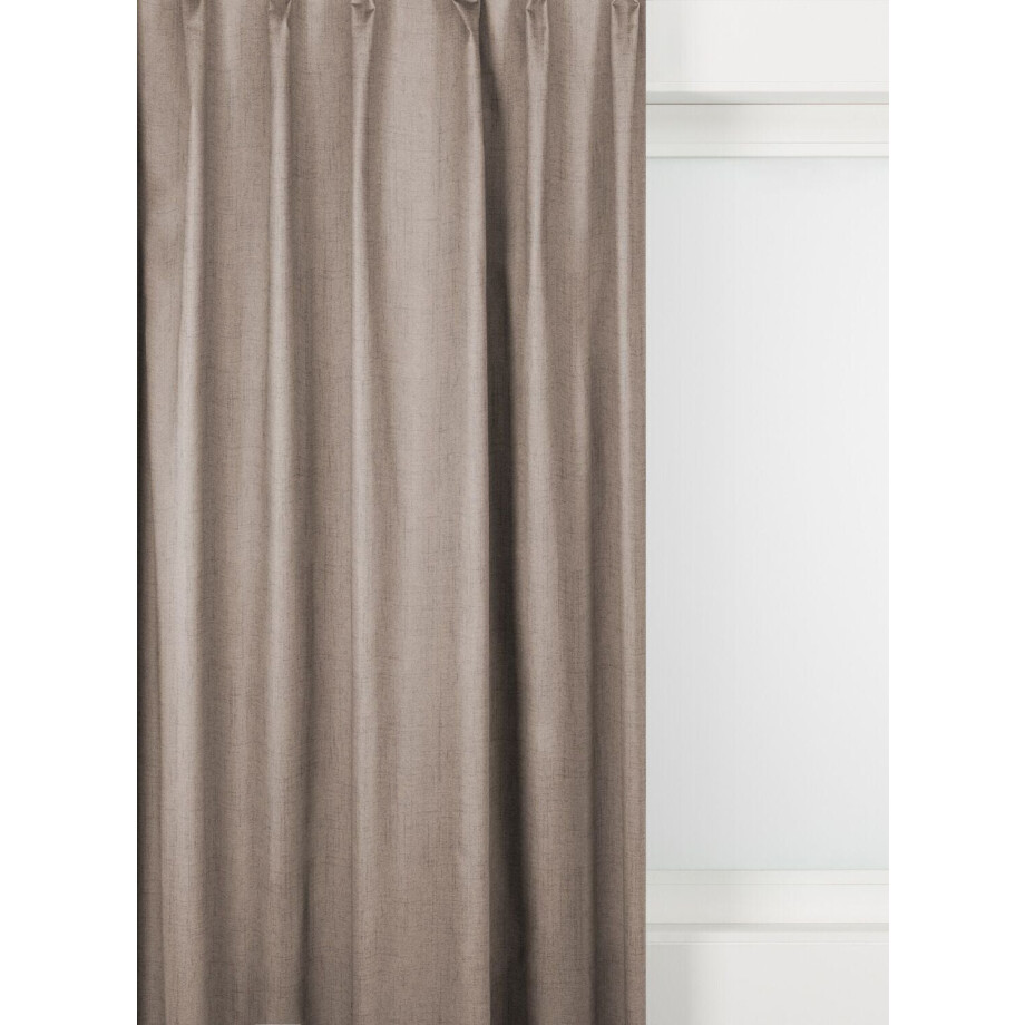 HEMA HEMA Gordijnstof Nuenen Verduisterend Taupe (taupe) afbeelding 1