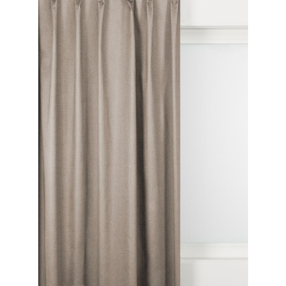 HEMA HEMA Gordijnstof Brussel Verduisterend Taupe (Taupe) HEMA HEMA Gordijnstof Brussel Verduisterend Taupe (Taupe) afbeelding 1