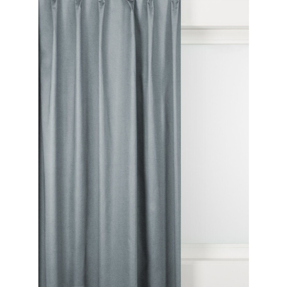 HEMA HEMA Gordijnstof Brussel Verduisterend Blauw (blauw) afbeelding 1