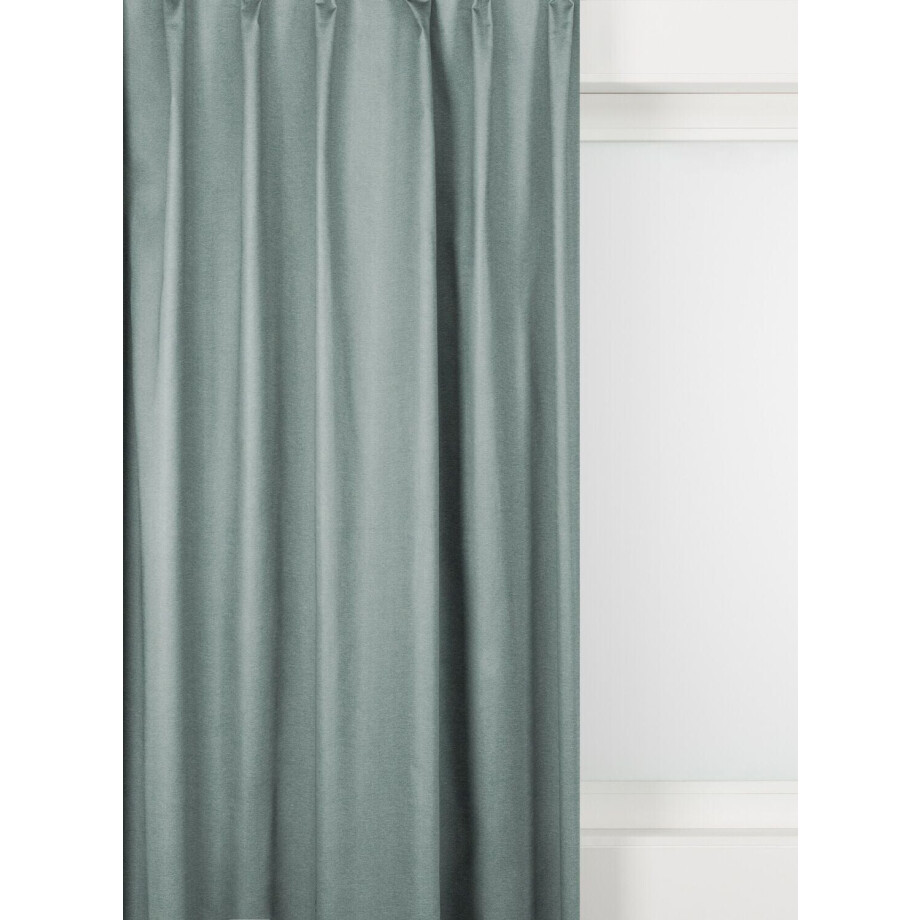 HEMA HEMA Gordijnstof Brussel Verduisterend Zeegroen (zeegroen) HEMA HEMA Gordijnstof Brussel Verduisterend Zeegroen (zeegroen) afbeelding 1