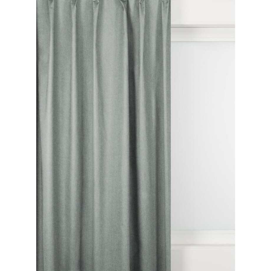 HEMA HEMA Gordijnstof Wijnegem Verduisterend Blauw (blauw) afbeelding 1