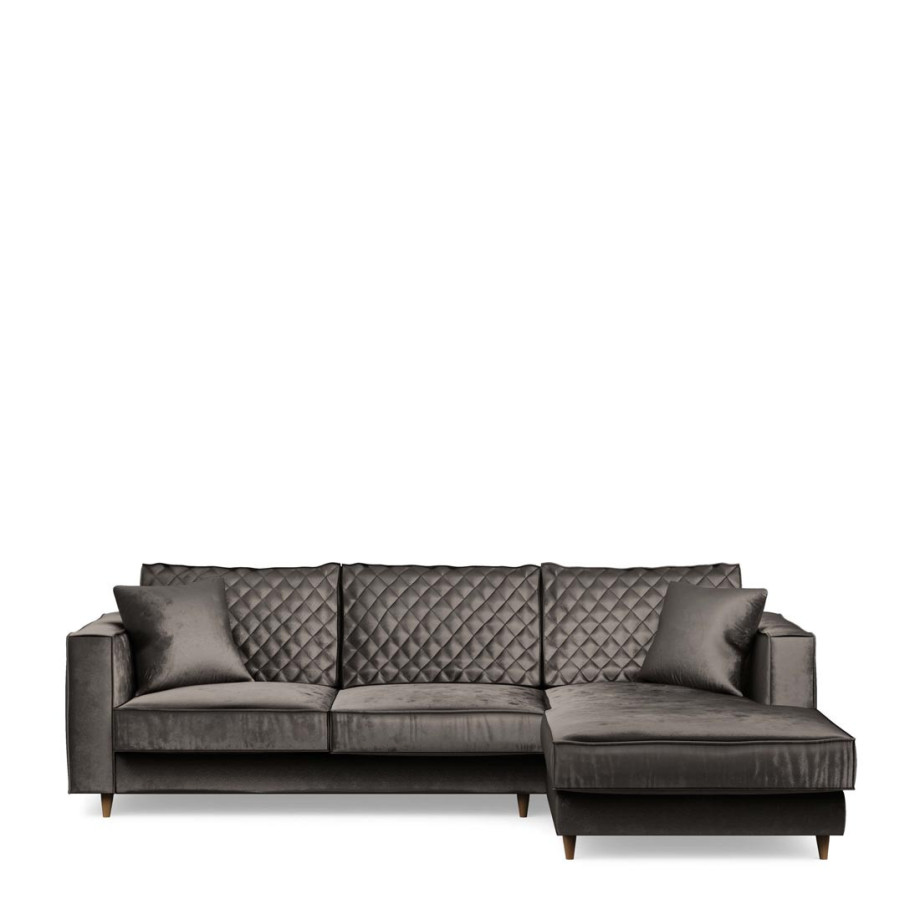 Chaise Longue Bank Rechts Kendall, Grimaldi Grey afbeelding 1