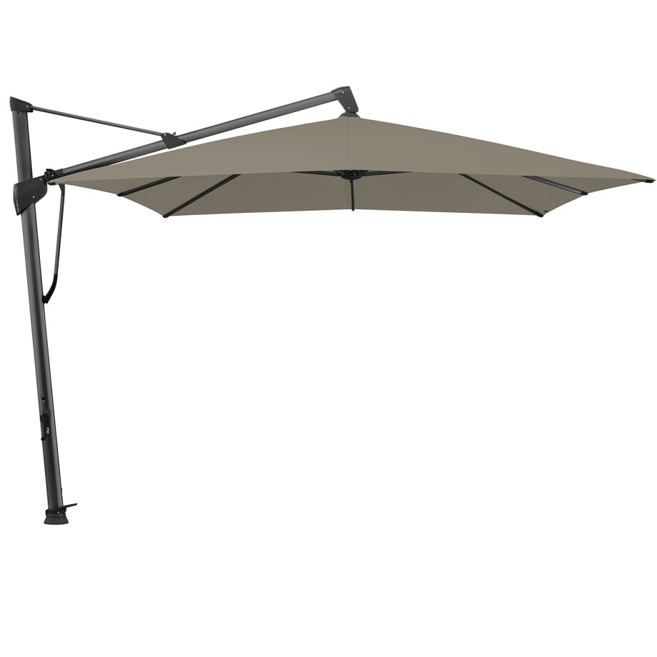 Glatz zweefparasol Sombrano® S+ 350x350cm Stofklasse 4 (461 Taupe) afbeelding 