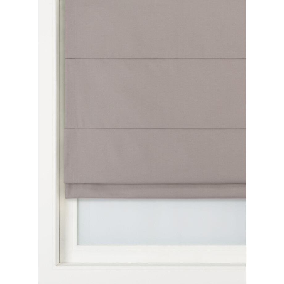 HEMA HEMA Vouwgordijn Satijn Taupe (taupe) afbeelding 1