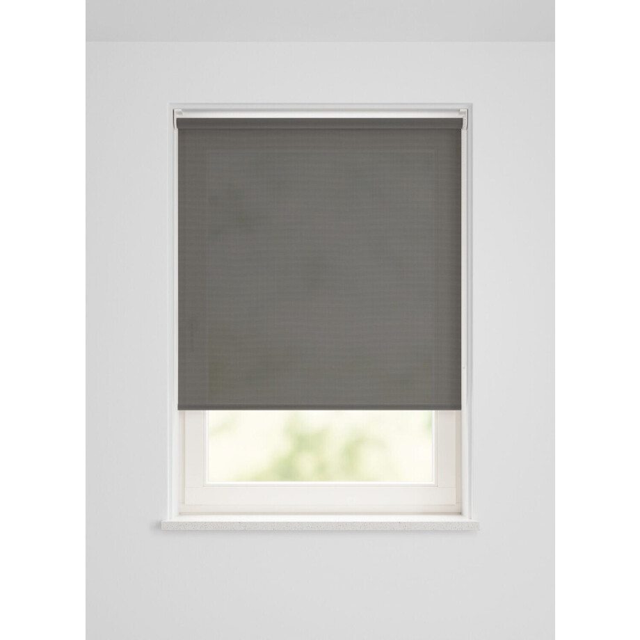 HEMA HEMA Rolgordijn Lichtdoorlatend Zwart (zwart) HEMA HEMA Rolgordijn Lichtdoorlatend Zwart (zwart) afbeelding 1