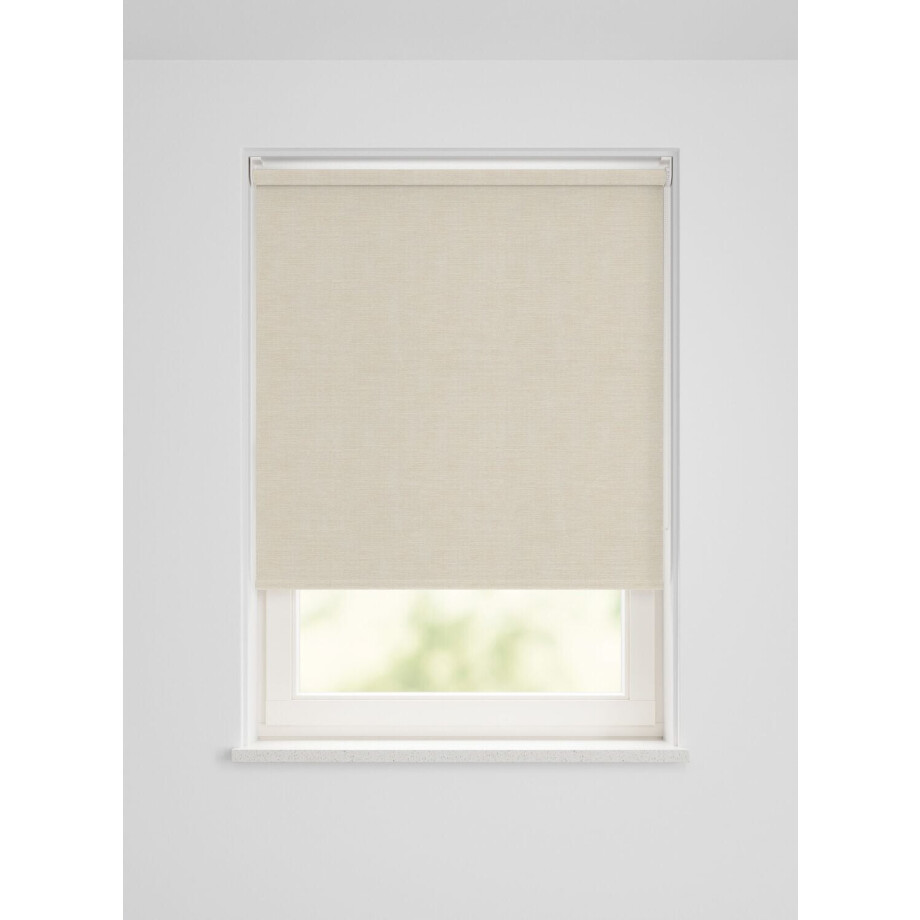 HEMA HEMA Rolgordijn Verduisterend Geweven Crème (creme) HEMA HEMA Rolgordijn Verduisterend Geweven Crème (creme) afbeelding 1