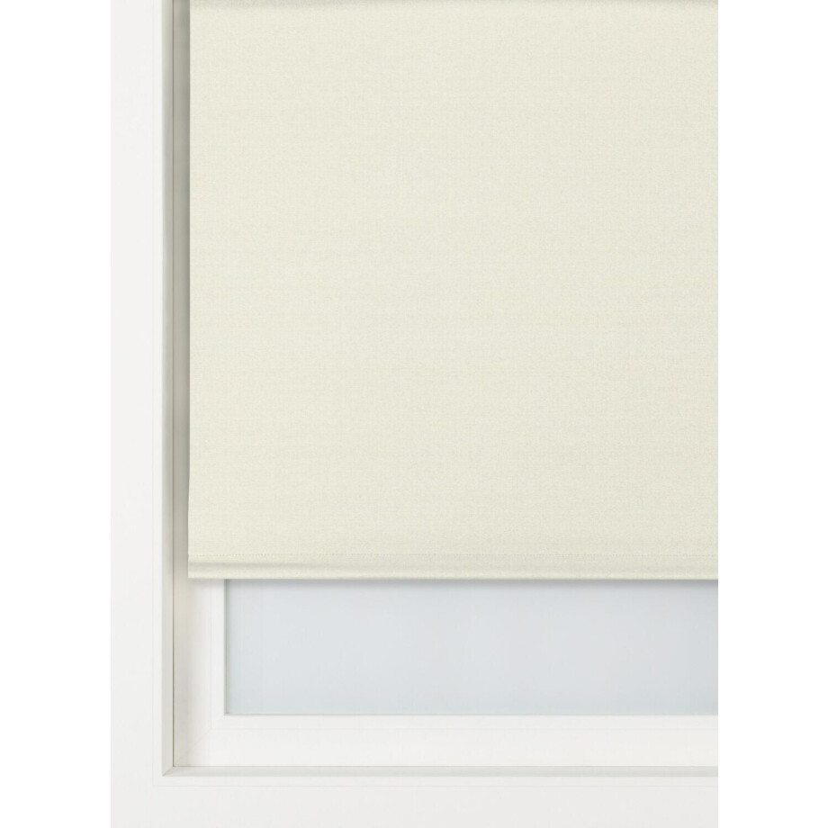HEMA HEMA Rolgordijn Uni Verduisterend Gekleurde Achterzijde Creme (creme) afbeelding 1