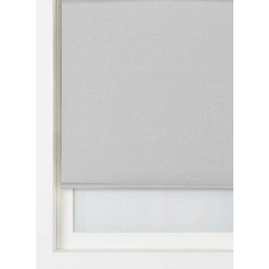 HEMA HEMA Rolgordijn Structuur Grof Verduisterend/witte Achterzijde Lichtgrijs (lichtgrijs) afbeelding 1