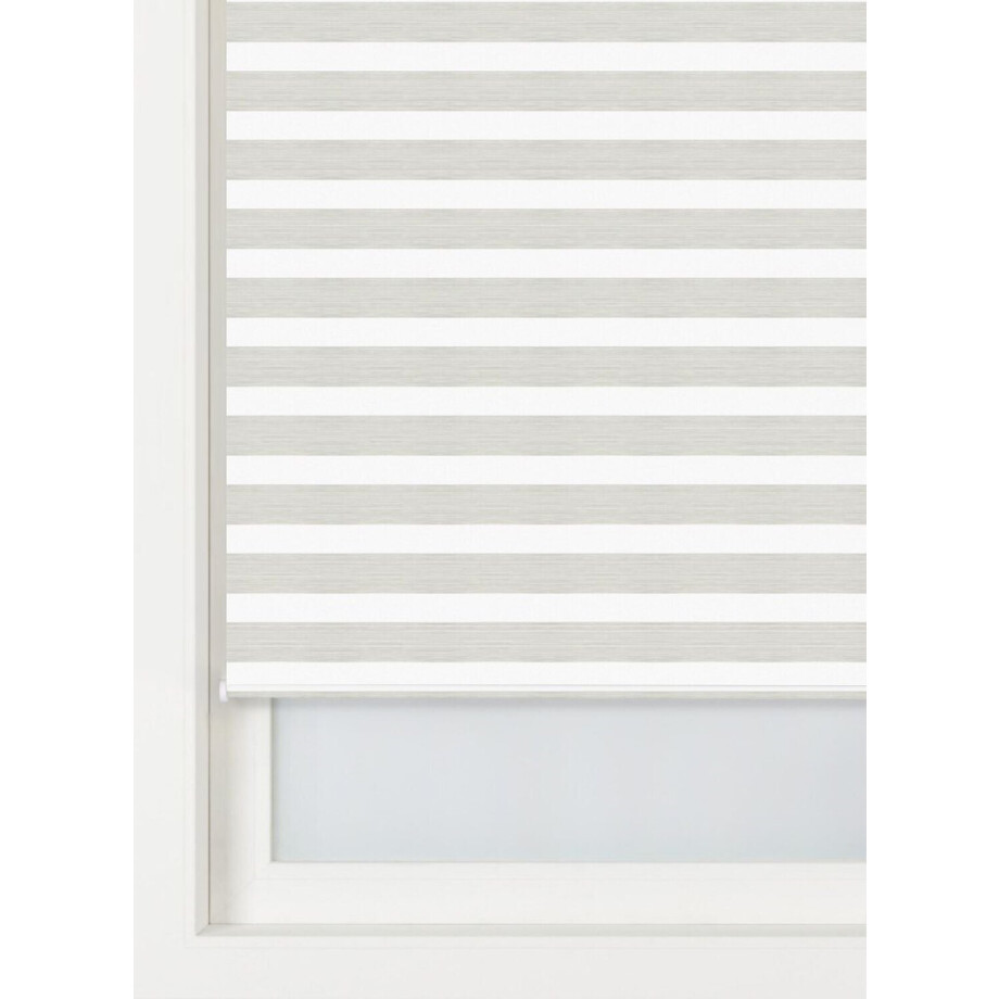 HEMA HEMA Duo Rolgordijn Structuur Lichtdoorlatend Ecru (ecru) afbeelding 1