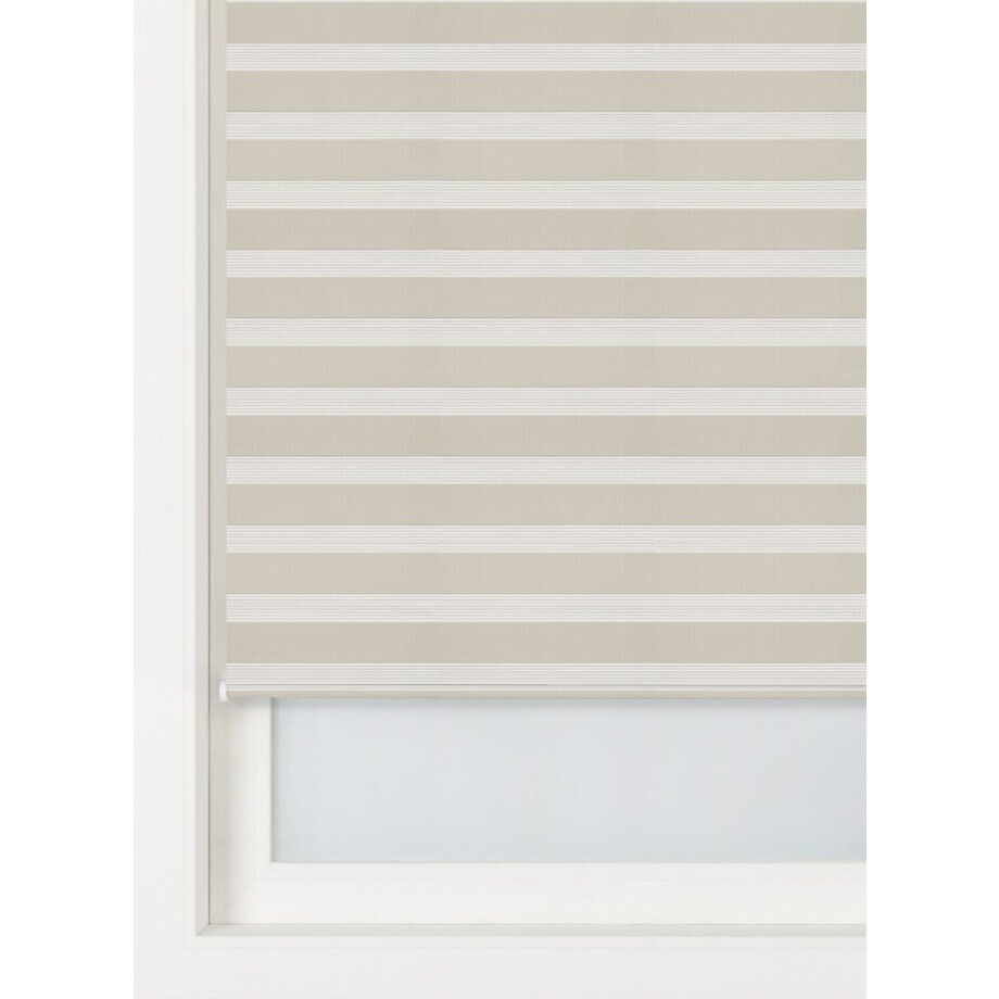 HEMA HEMA Duo Rolgordijn Uni Basic Zand (zand) afbeelding 1