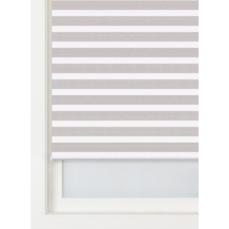 HEMA HEMA Duo Rolgordijn Structuur Fijn Lichtdoorlatend Beige (beige) afbeelding 1