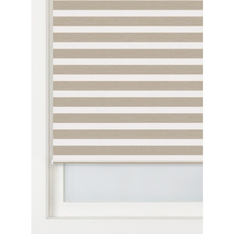 HEMA HEMA Duo Rolgordijn Structuur Verduisterend Beige (beige) HEMA HEMA Duo Rolgordijn Structuur Verduisterend Beige (beige) afbeelding 1