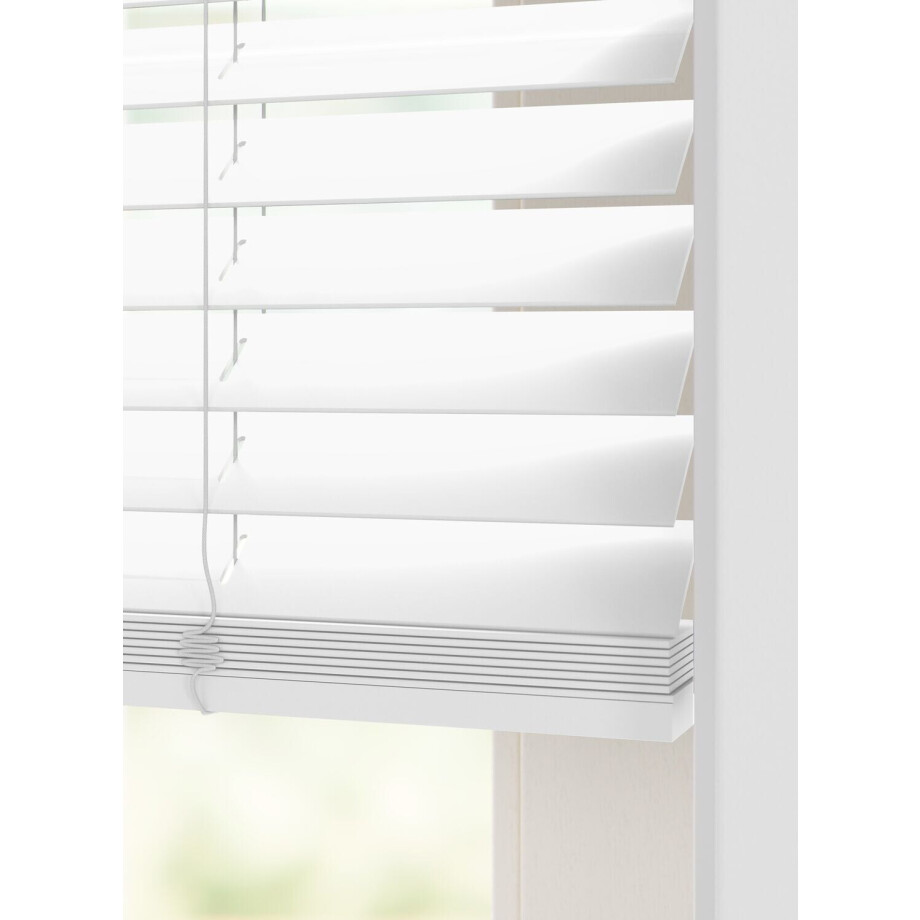 HEMA HEMA Jaloezie Hout Uni 50mm Wit (wit) HEMA HEMA Jaloezie Hout Uni 50mm Wit (wit) afbeelding 1