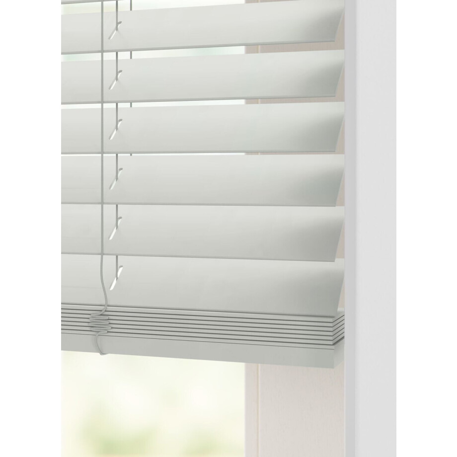 HEMA HEMA Jaloezie Hout Uni 50mm Lichtgrijs (lichtgrijs) HEMA HEMA Jaloezie Hout Uni 50mm Lichtgrijs (lichtgrijs) afbeelding 1
