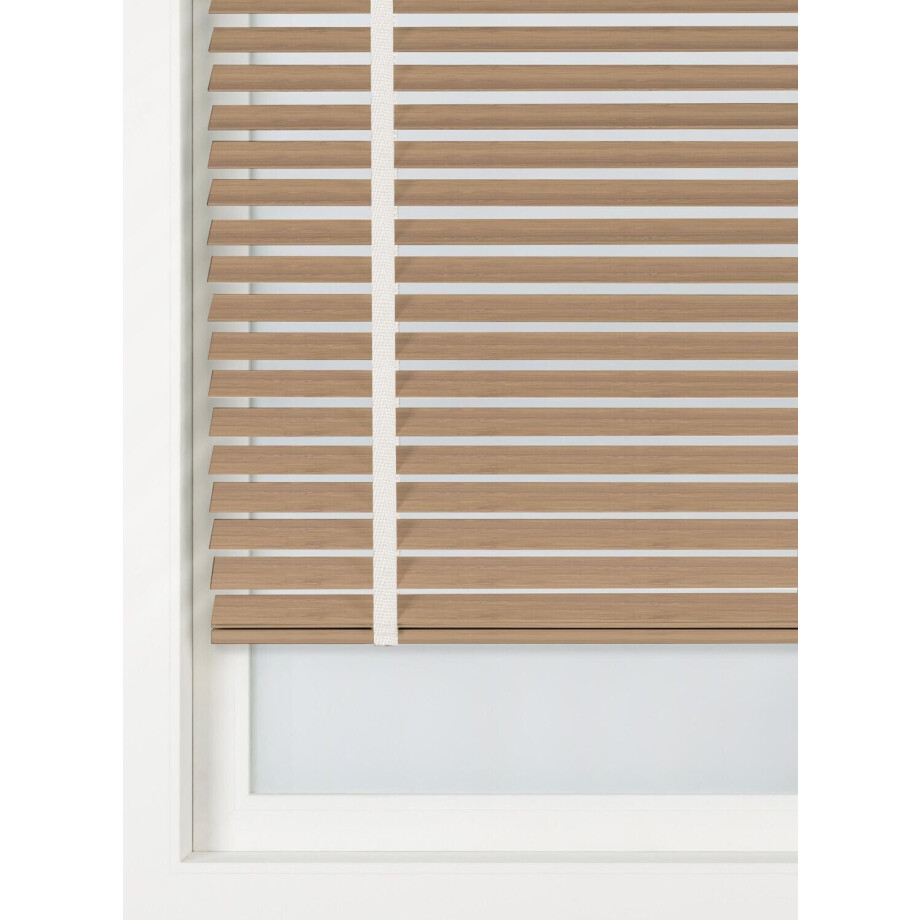 HEMA HEMA Jaloezie Hout Bamboe 50mm Zand (zand) afbeelding 1