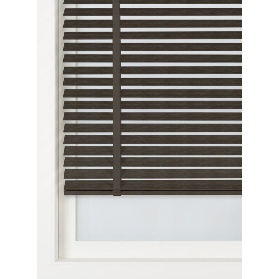 HEMA HEMA Jaloezie Hout Bamboe 50mm Donkerbruin (donkerbruin) afbeelding 1