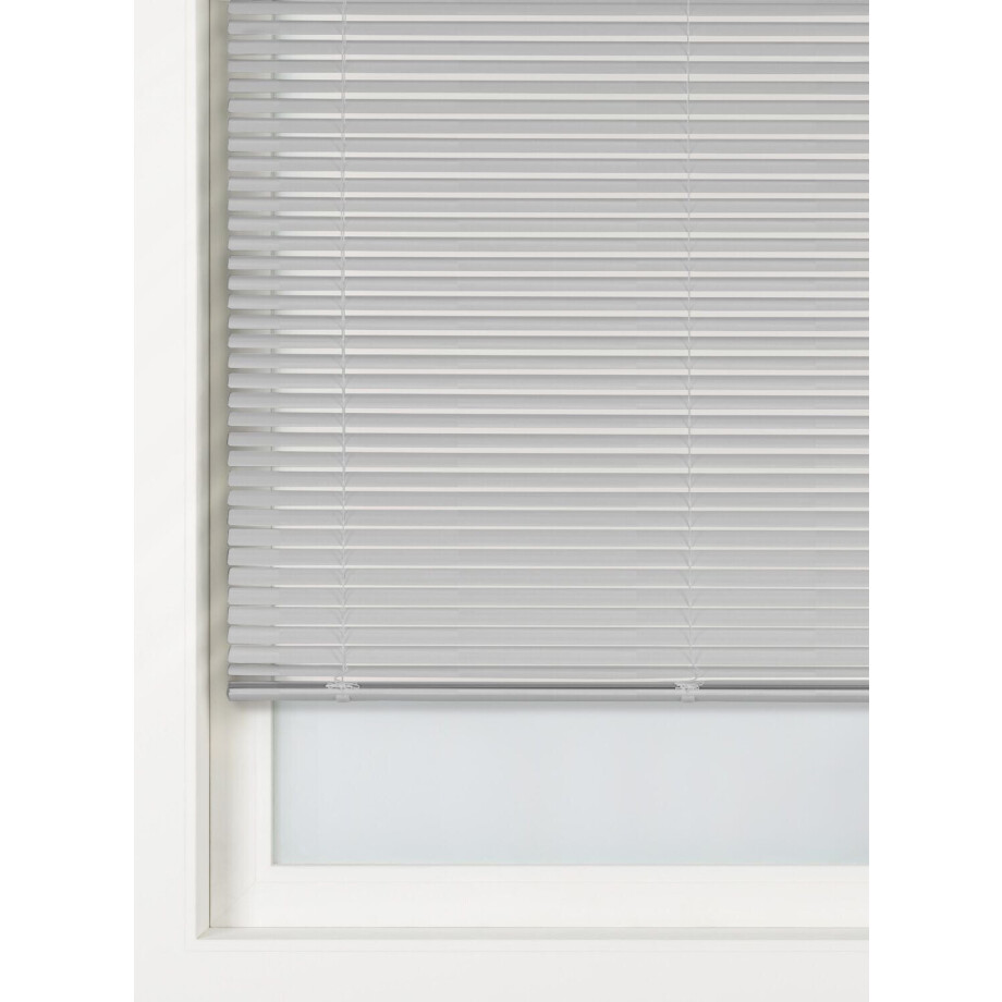HEMA HEMA Jaloezie Aluminium Zijdeglans Lichtgrijs (lichtgrijs) afbeelding 1