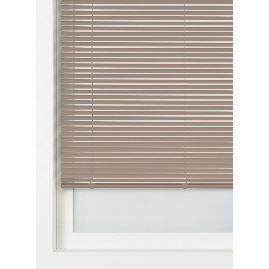 HEMA HEMA Jaloezie Aluminium Zijdeglans Taupe (taupe) afbeelding 1