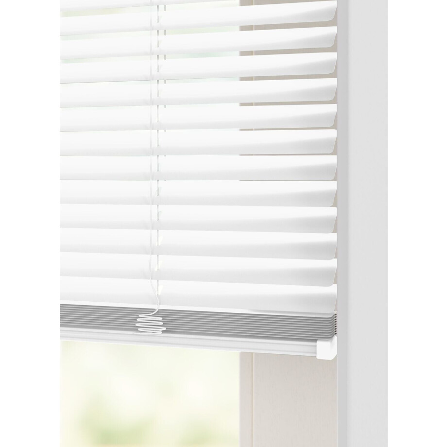 HEMA HEMA Jaloezie Aluminium Zijdeglans 25mm Wit (wit) afbeelding 1