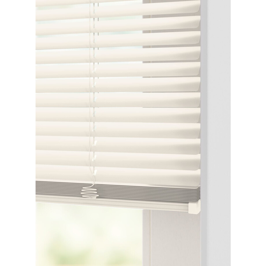 HEMA HEMA Jaloezie Aluminium Zijdeglans 25mm Creme (creme) afbeelding 1