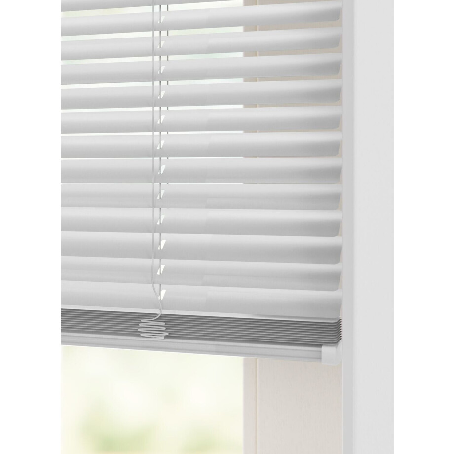 HEMA HEMA Jaloezie Aluminium Zijdeglans 25mm Lichtgrijs (lichtgrijs) afbeelding 1
