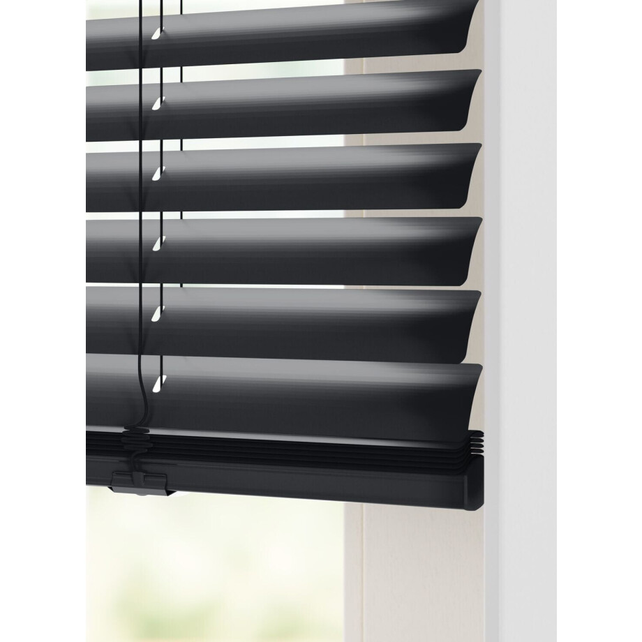 HEMA HEMA Jaloezie Aluminium Zijdeglans 50mm Zwart (zwart) afbeelding 1