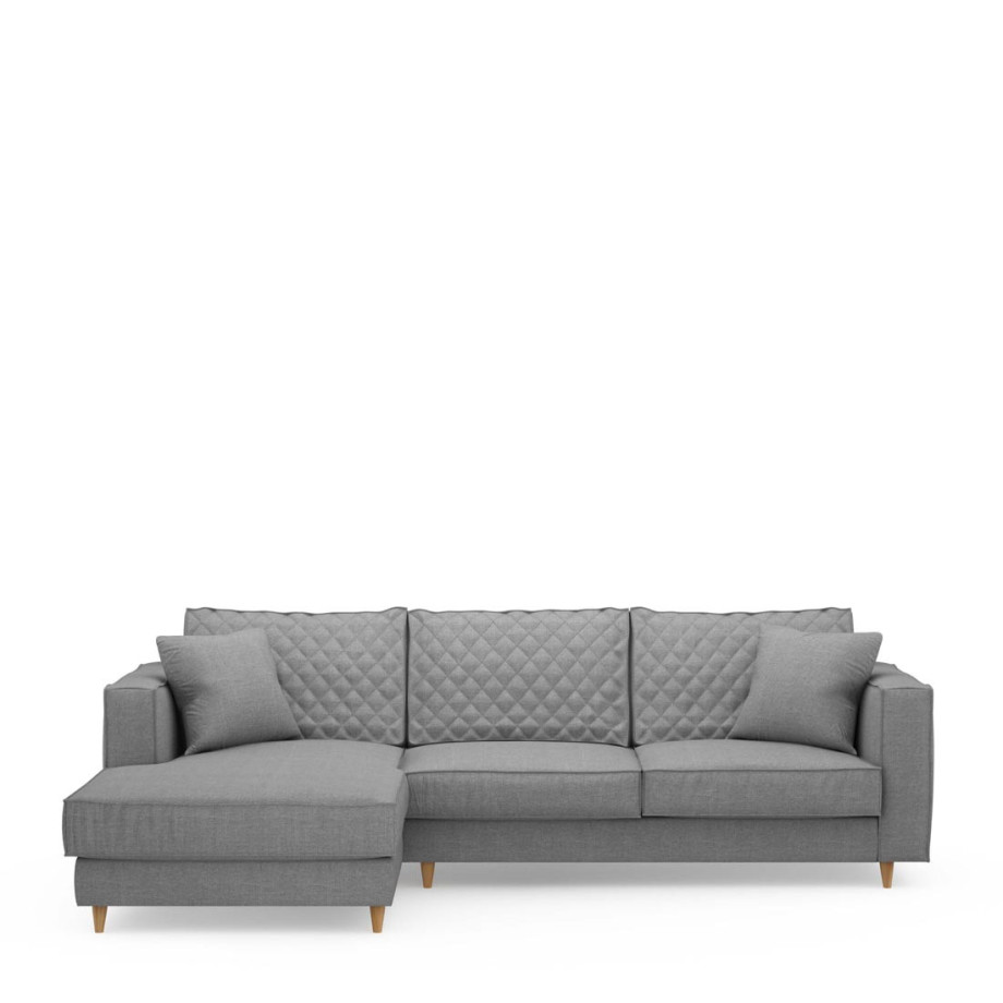 Chaise Longue Bank Links Kendall, Grey afbeelding 1