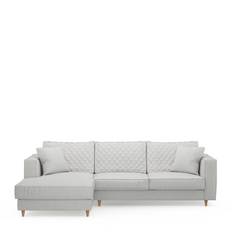 Chaise Longue Bank Links Kendall, Ash Grey afbeelding 1