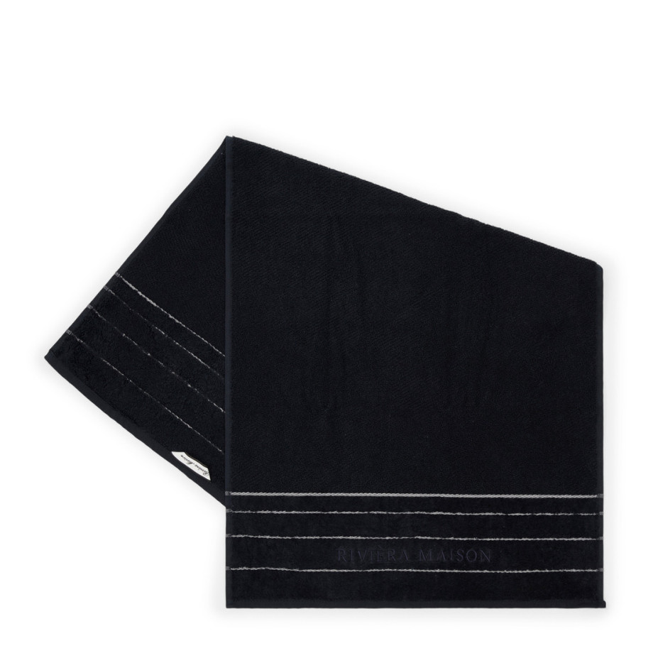 Handdoek RM Elegant, Zwart, 100x50 afbeelding 1