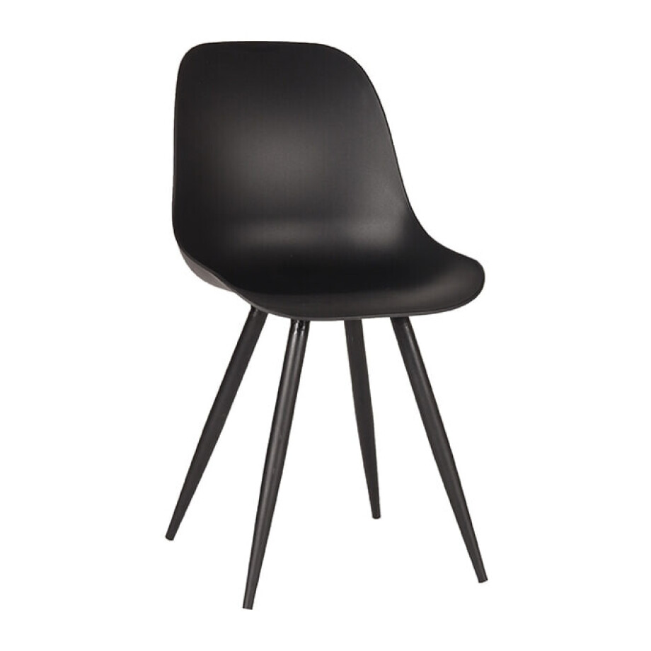 LABEL51 Eetkamerstoel 'Monza', kleur Zwart LABEL51 Eetkamerstoel 'Monza', kleur Zwart afbeelding 1