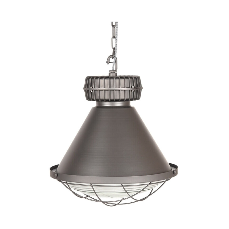 LABEL51 Hanglamp 'Duisburg', Metaal, kleur Grijs LABEL51 Hanglamp 'Duisburg', Metaal, kleur Grijs afbeelding 1