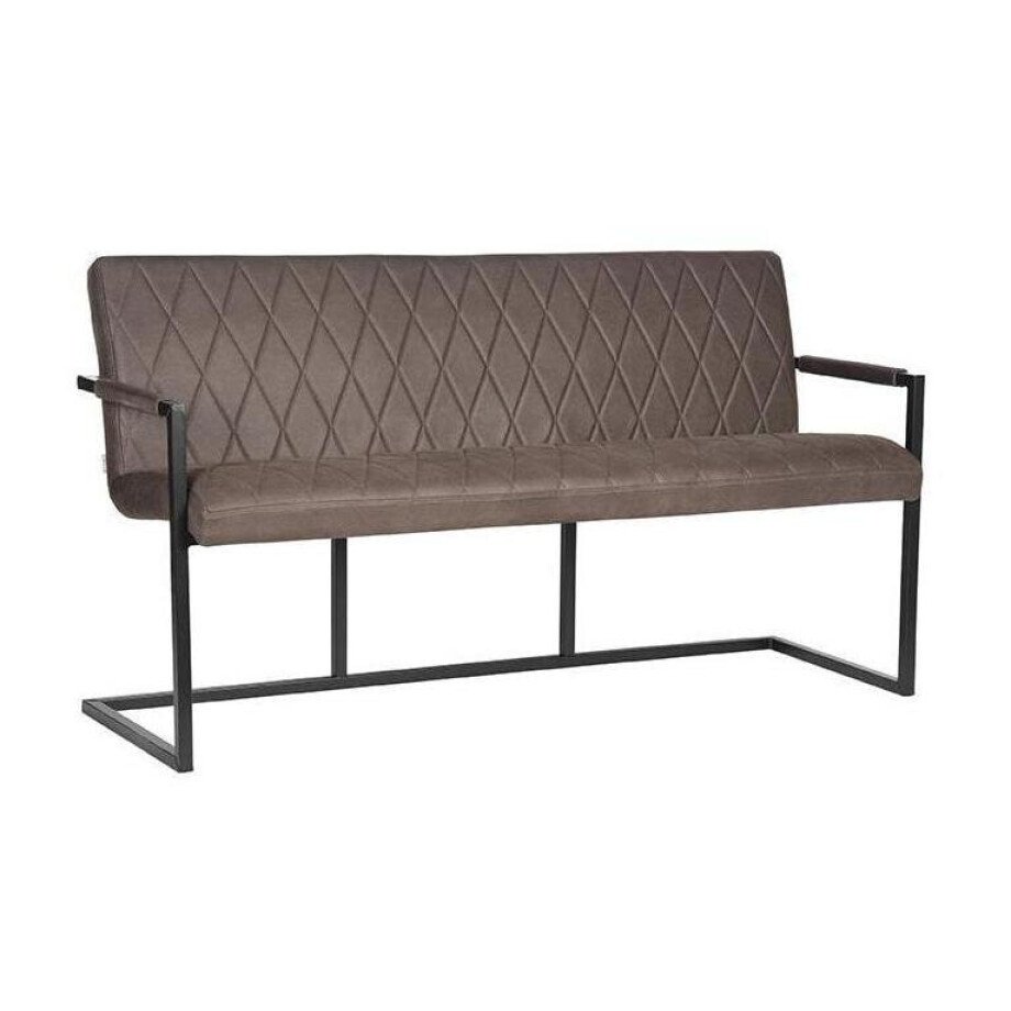 LABEL51 Eetkamerbank 'Denmark', 55cm, kleur Antraciet afbeelding 1