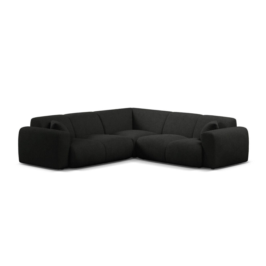 Symmetrische hoekbank Molino bouclé | Micadoni Home afbeelding 1