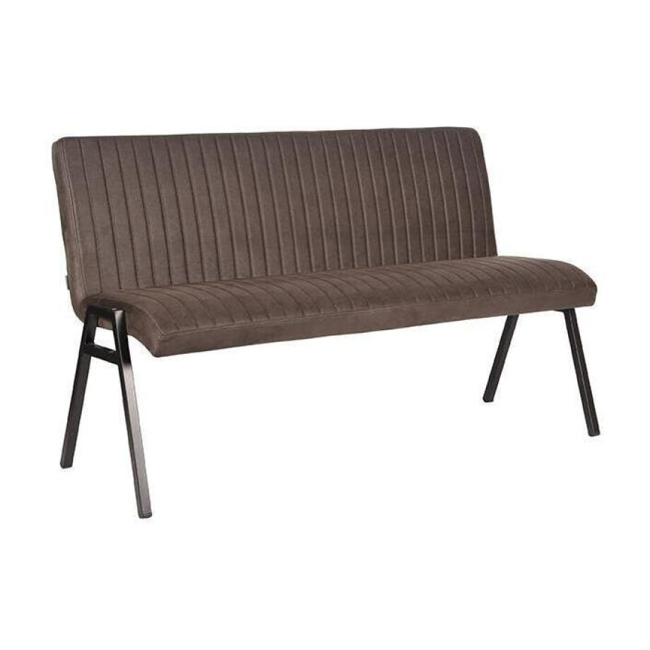 LABEL51 Eetkamerbank 'Matz', 145cm, kleur Bruin afbeelding 