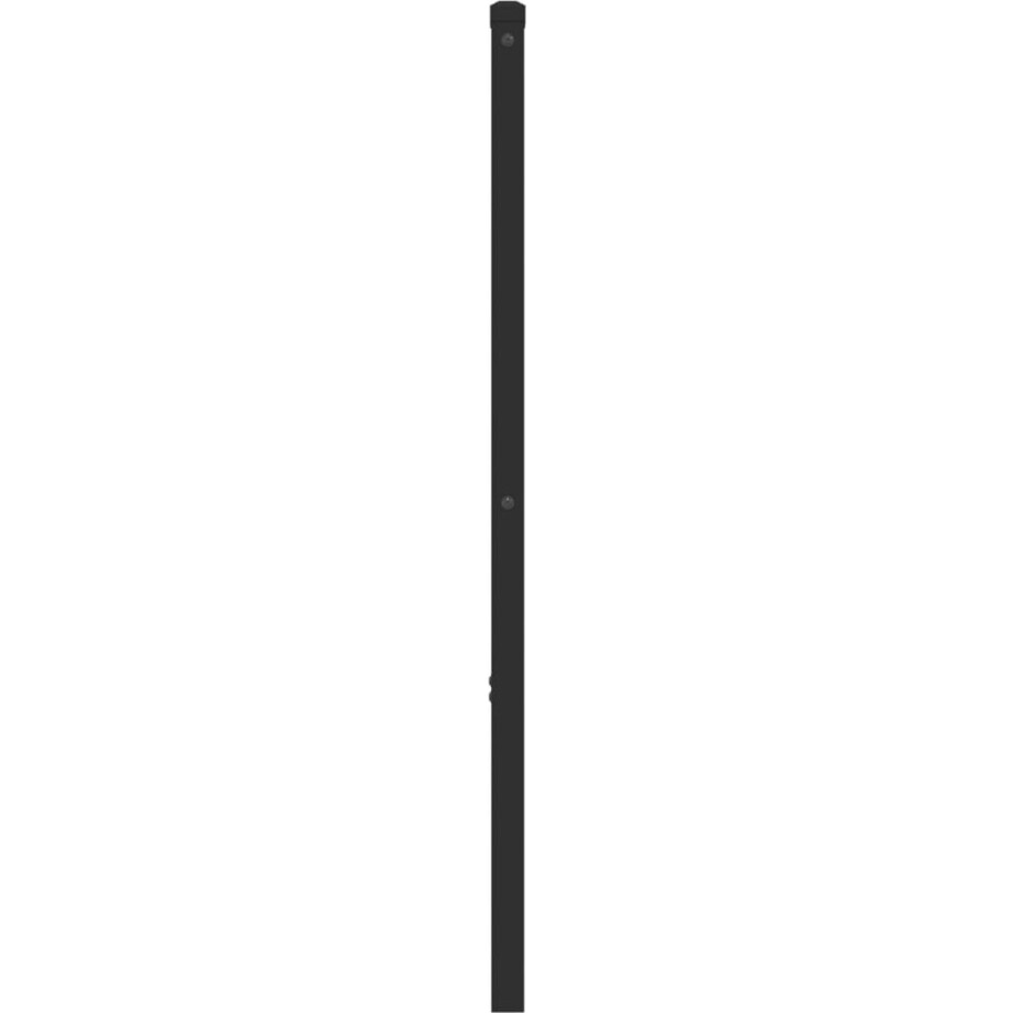 vidaXL - Hoofdbord - 160 - cm - metaal - zwart vidaXL - Hoofdbord - 160 - cm - metaal - zwart afbeelding 1