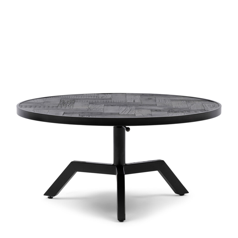 Salontafel Kirkwood, Zwart,Ø80 afbeelding 1