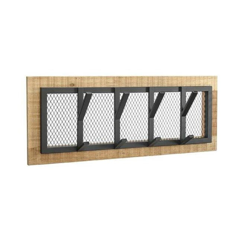 LABEL51 Kapstok 'Crude', Mangohout, 75 x 30 x 11cm LABEL51 Kapstok 'Crude', Mangohout, 75 x 30 x 11cm afbeelding 1