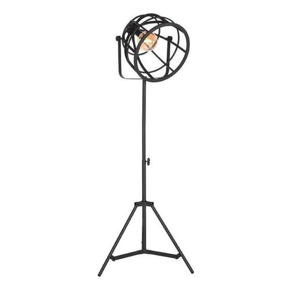 LABEL51 Vloerlamp 'Fuse', 170cm, kleur Zwart afbeelding 1