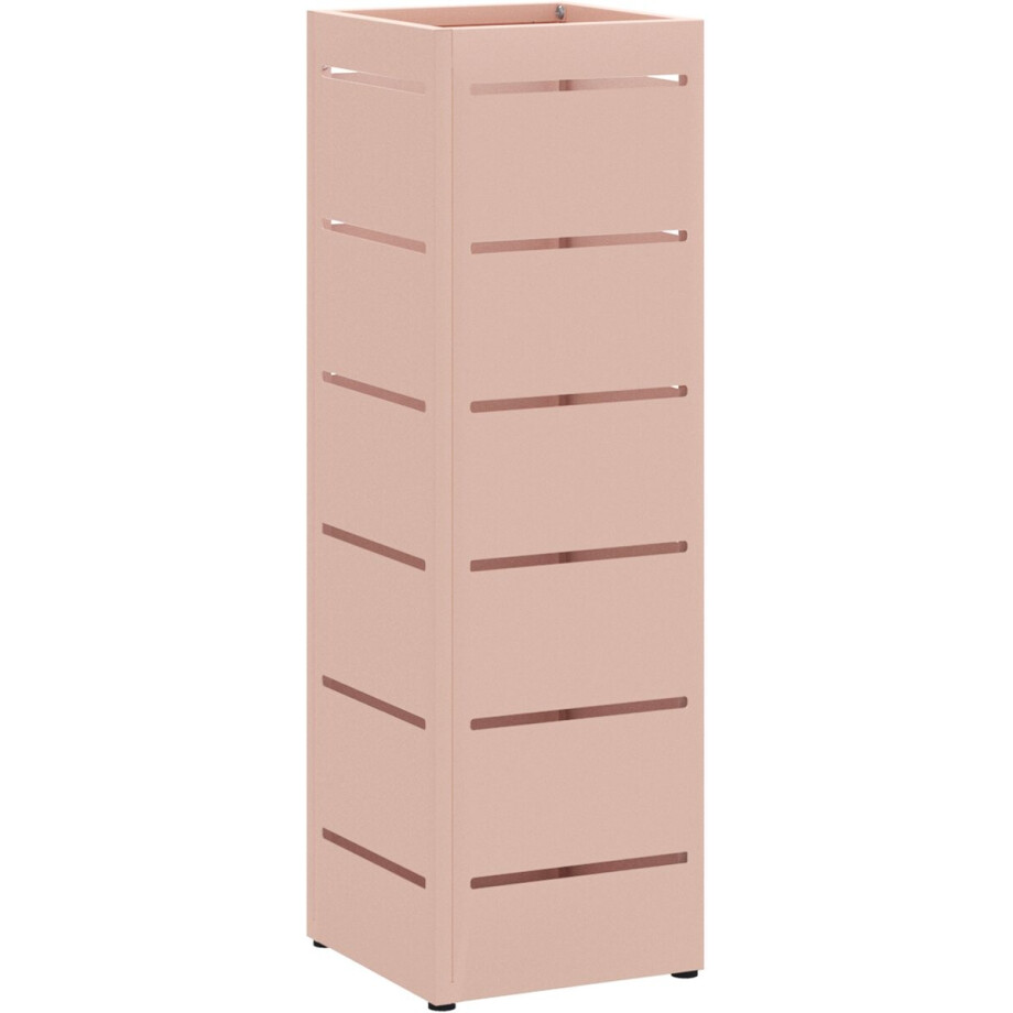 vidaXL - Opslaghaak - & - Rek - met - opslag - Roze - 15,5 - x - 15,5 - x - 49 - cm - Metaal vidaXL - Opslaghaak - & - Rek - met - opslag - Roze - 15,5 - x - 15,5 - x - 49 - cm - Metaal afbeelding 1