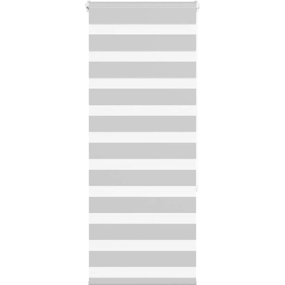 vidaXL - Zebra - rolgordijn - 55x150 - cm - stofbreedte - 50,9 - cm - lichtgrijs vidaXL - Zebra - rolgordijn - 55x150 - cm - stofbreedte - 50,9 - cm - lichtgrijs afbeelding 1