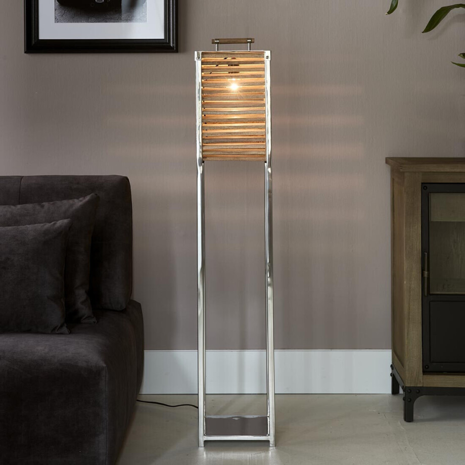 Rivièra Maison Vloerlamp 'Ocean Cay' 123cm, kleur Naturel Rivièra Maison Vloerlamp 'Ocean Cay' 123cm, kleur Naturel afbeelding 1