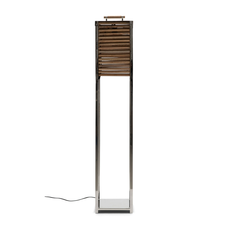 Ocean Cay Shutters Floor Lamp silver afbeelding 1