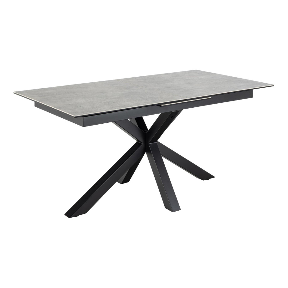 Bendt Uitschuifbare Eettafel 'Line' Keramiek, 168/210 x 90cm, kleur Grijs afbeelding 1