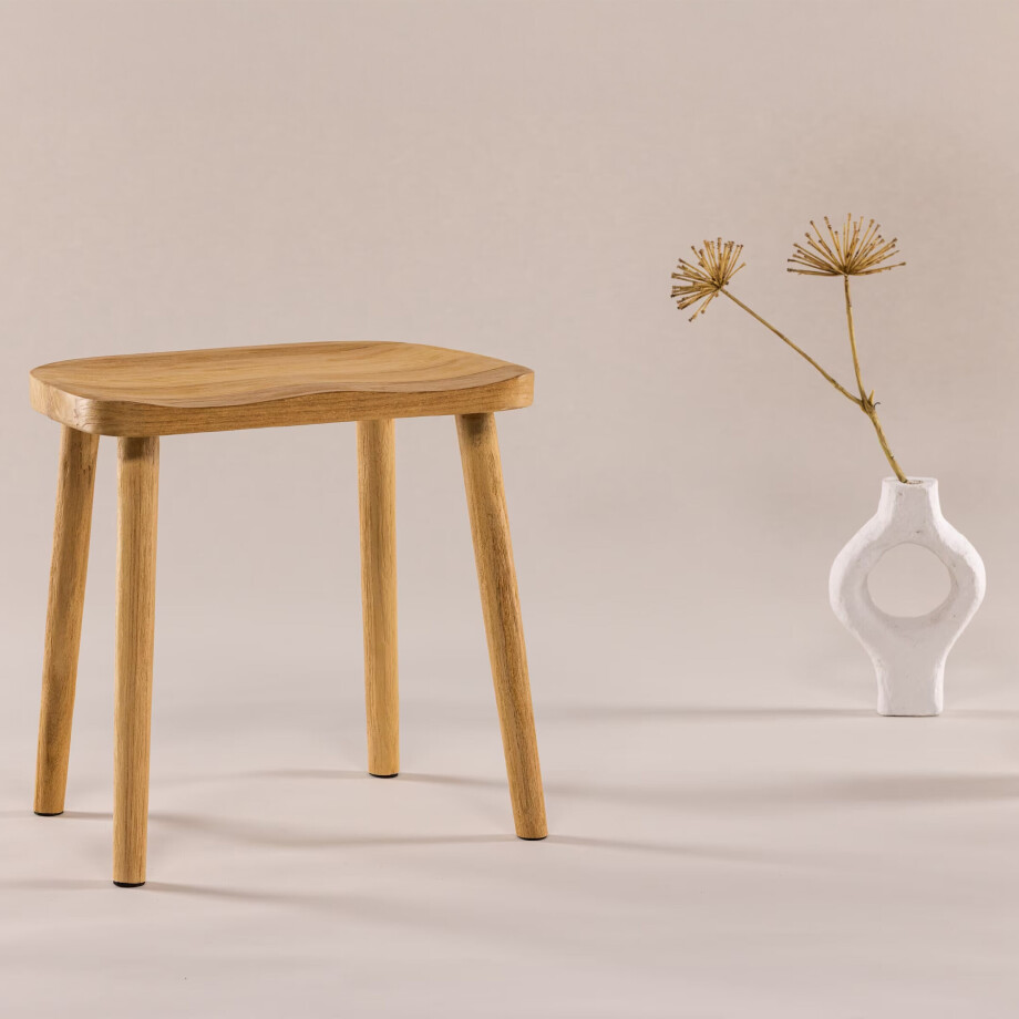 Nohr Krukje 'Sharnita' Teakhout afbeelding 1