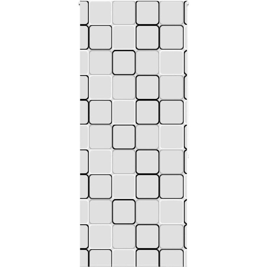 vidaXL - Doucherolgordijn - 100x240 - cm - stofbreedte - 96 - cm vidaXL - Doucherolgordijn - 100x240 - cm - stofbreedte - 96 - cm afbeelding 1