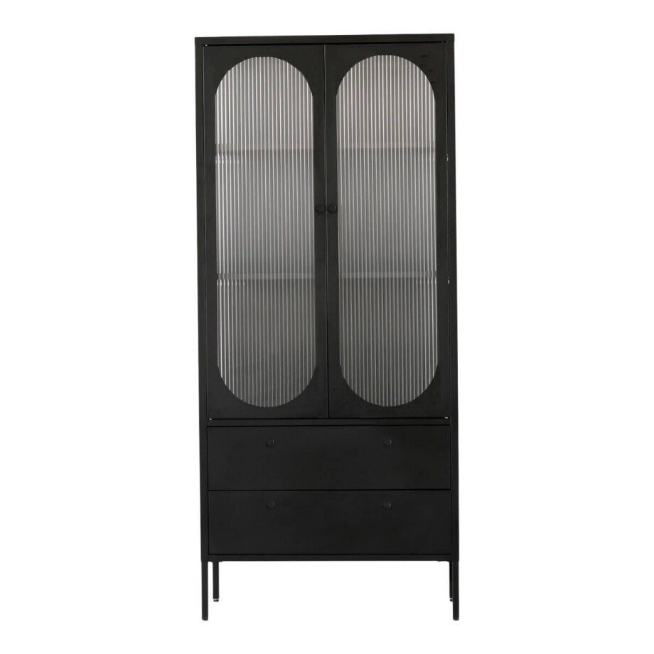 Vitrinekast Next Level ovaal glas | DS4U afbeelding 1