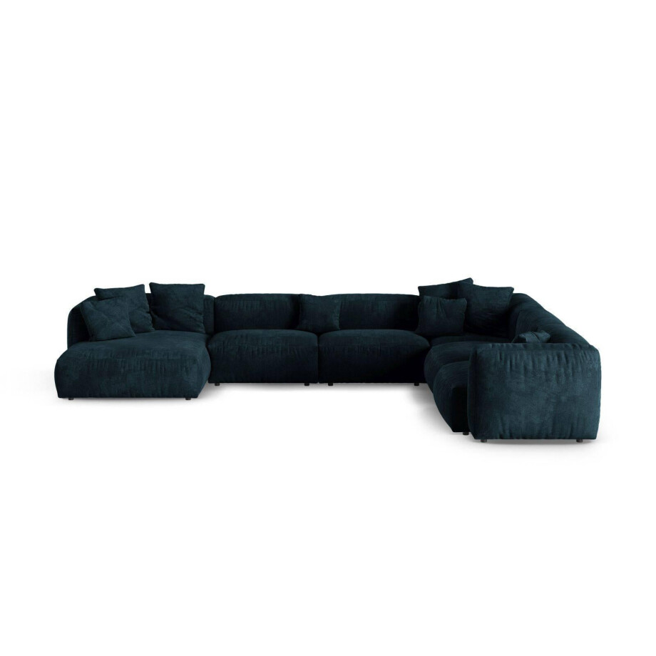Modulaire hoekbank Martina rechts velvet | Micadoni Home Modulaire hoekbank Martina rechts velvet | Micadoni Home afbeelding 1