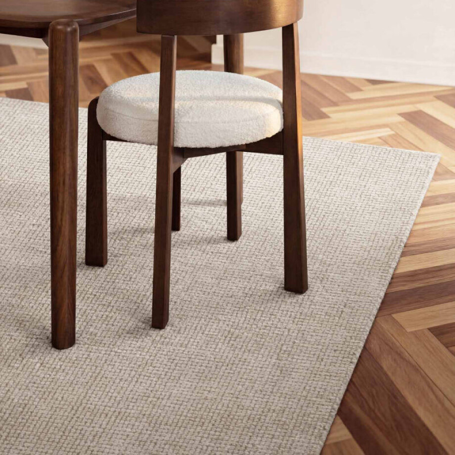 Vloerkleed Croom Rechthoekig - Natuurlijk Wit 170x120cm - Wol - Dekbed-Discounter.nl Vloerkleed Croom Rechthoekig - Natuurlijk Wit 170x120cm - Wol - Dekbed-Discounter.nl afbeelding