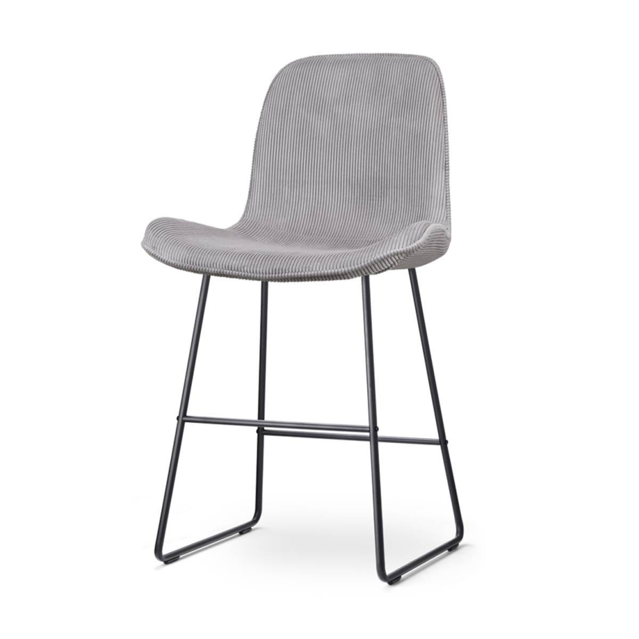 Barstoel Nino-Fé ribstof | Nolon Barstoel Nino-Fé ribstof | Nolon afbeelding 1