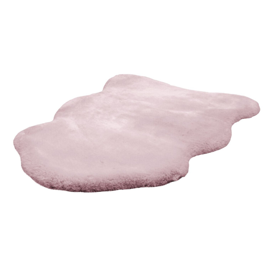 KAYOOM Vloerkleed (Schapenvacht, Lichtroze, 60cm x 90cm) afbeelding 1